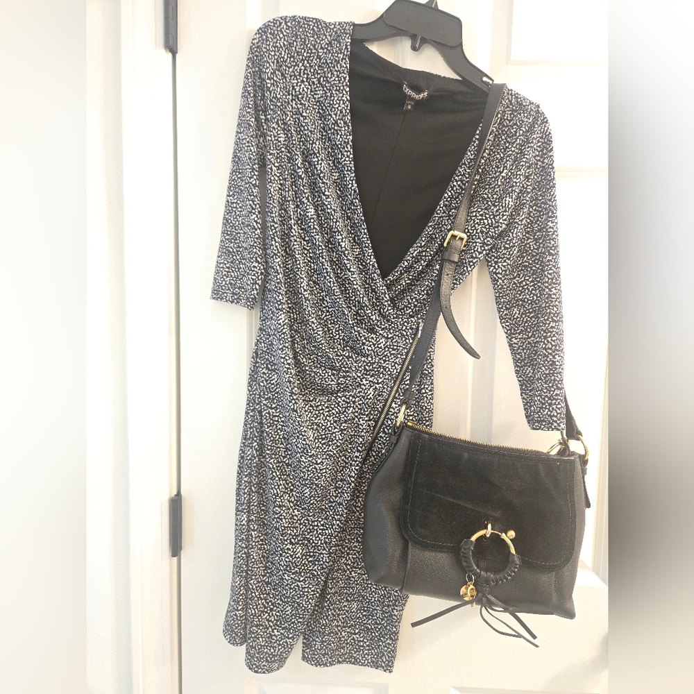 Elegant Black Leather Shoulder Bag See By Chloe - Bag Only